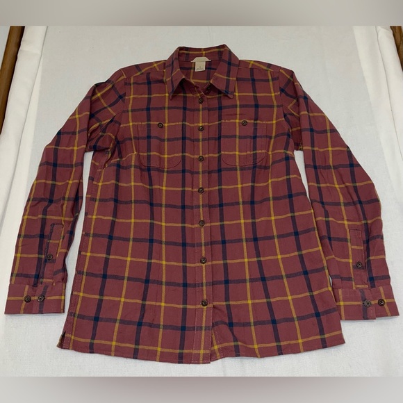 Duluth Trading Free Swingin’ Flannel Women’s Small - Picture 2 of 10
